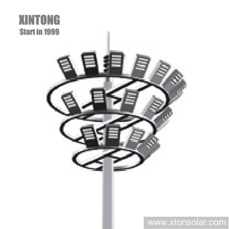 18m LED High Mast Light For Highway Lighting