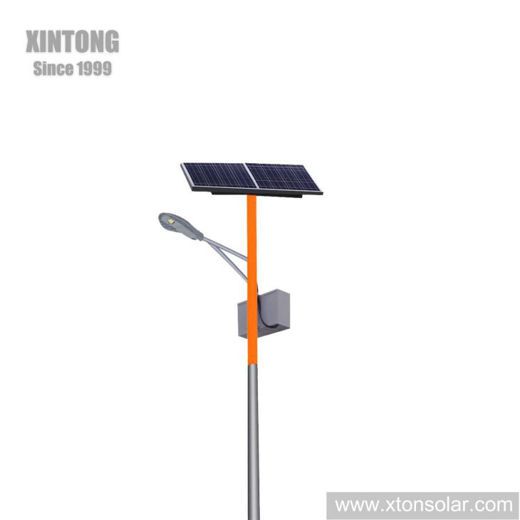 Poli Panel Sel Fotovoltaik Gantung Bateri Solar Power LED Lampu Jalan